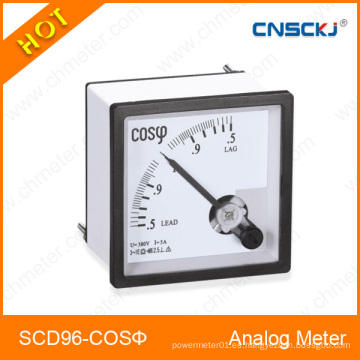 96X96mm Cos Medidor Analog Panel Meter